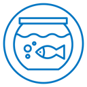 Fish bowl icon