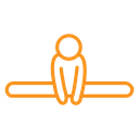 Fitness exercise icon