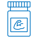 Fitness supplement icon