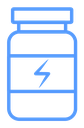 Fitness supplement icon
