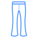 Flared Pants Buttons icon