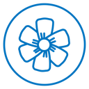 Flax flower icon