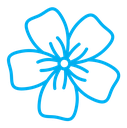 Flax flower icon