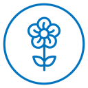 Flower Bloom Color Outline icon