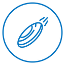 Flying disc icon
