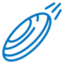 Flying disc icon