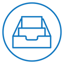 Folder box icon