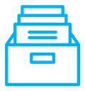Folder box icon