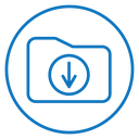 Folder download icon