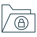 Folder security icon