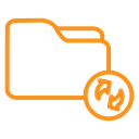 Folder sync icon