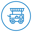 Food cart icon