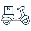 Food delivery icon