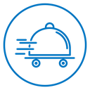 Food delivery icon