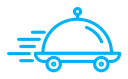 Food delivery icon