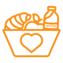 Food donation icon