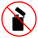 Forbidden lighter icon