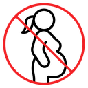 Forbidden pregnant icon