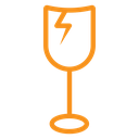 Fragile package icon