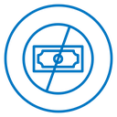 Free of charge icon