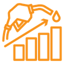 Fuel price increase icon