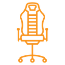 Gaming armchair icon
