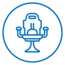 Gaming chair icon