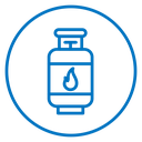 Gas cylinders icon