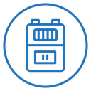 Gas meter icon