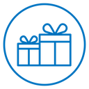 Gift boxes icon