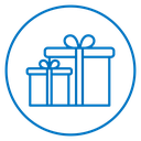 Gift boxes icon