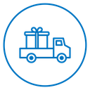 Gift Delivery Truck icon