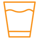 Glass of water icon