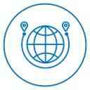 Global distribution icon