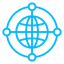 Global Network Node Ring icon