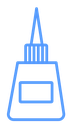Glue bottle Color Outline icon
