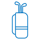 Golf bag icon