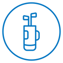 Golf bag icon