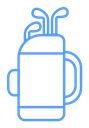 Golf bag icon