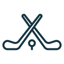 Golf club icon