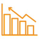 Graph chart icon