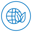 Green earth planet icon