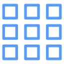 Grid 3x3 icon