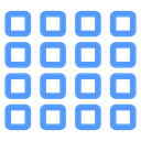 Grid 4x4 icon