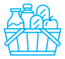 Grocery shopping icon