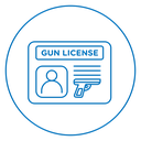 Gun license icon