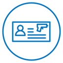 Gun license icon