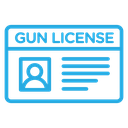 Gun License Card icon