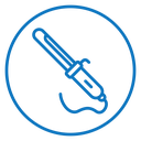 Hair curler icon