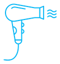 Hair dryer Color Outline icon